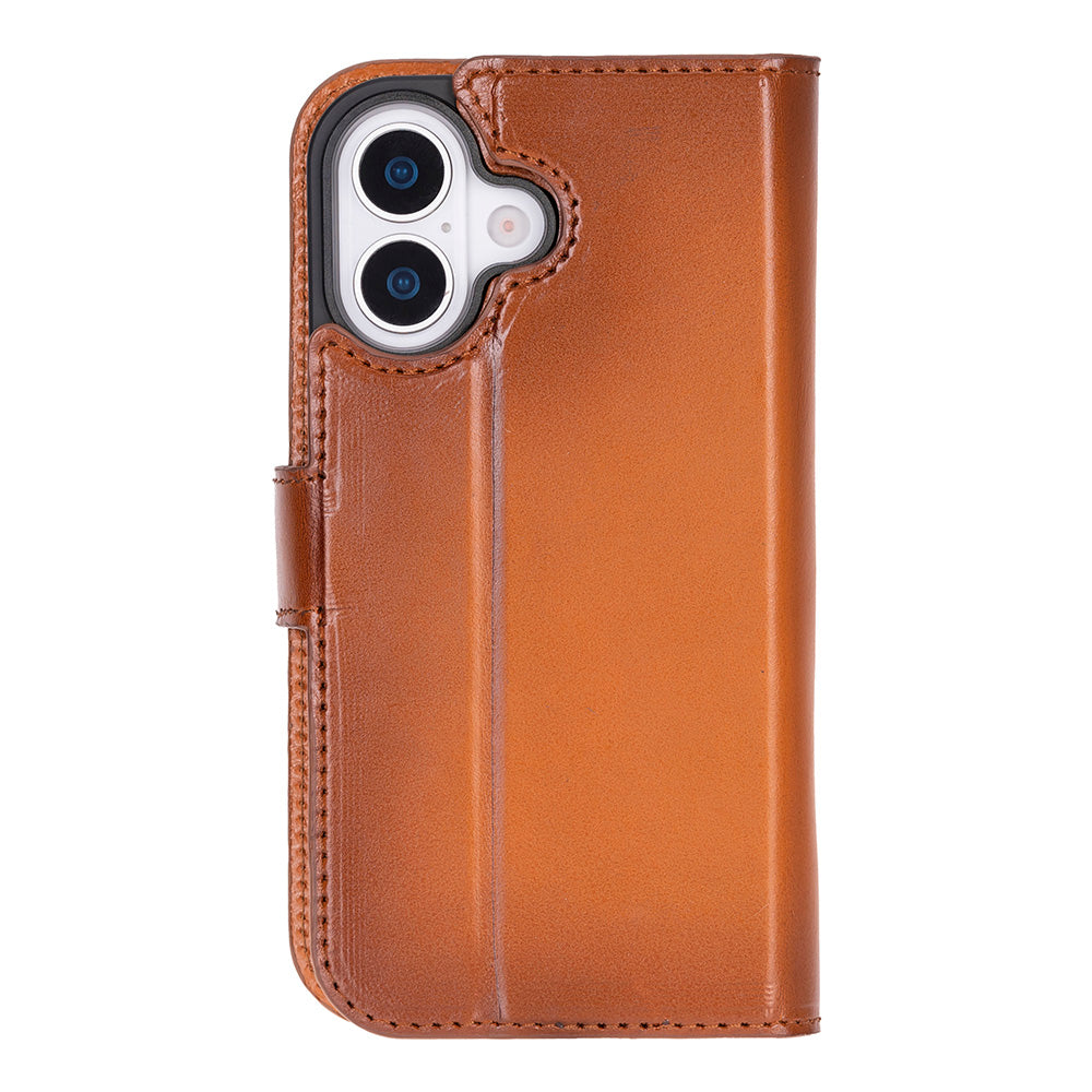 iPhone 17 Magic Wallet Echtleder Geldbörsenhülle