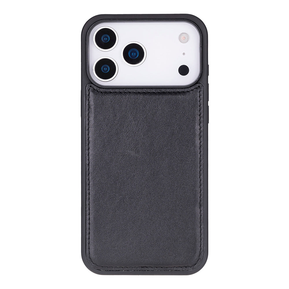 iPhone 17 Pro (6.3") Magic Wallet Echtleder Geldbörsenhülle