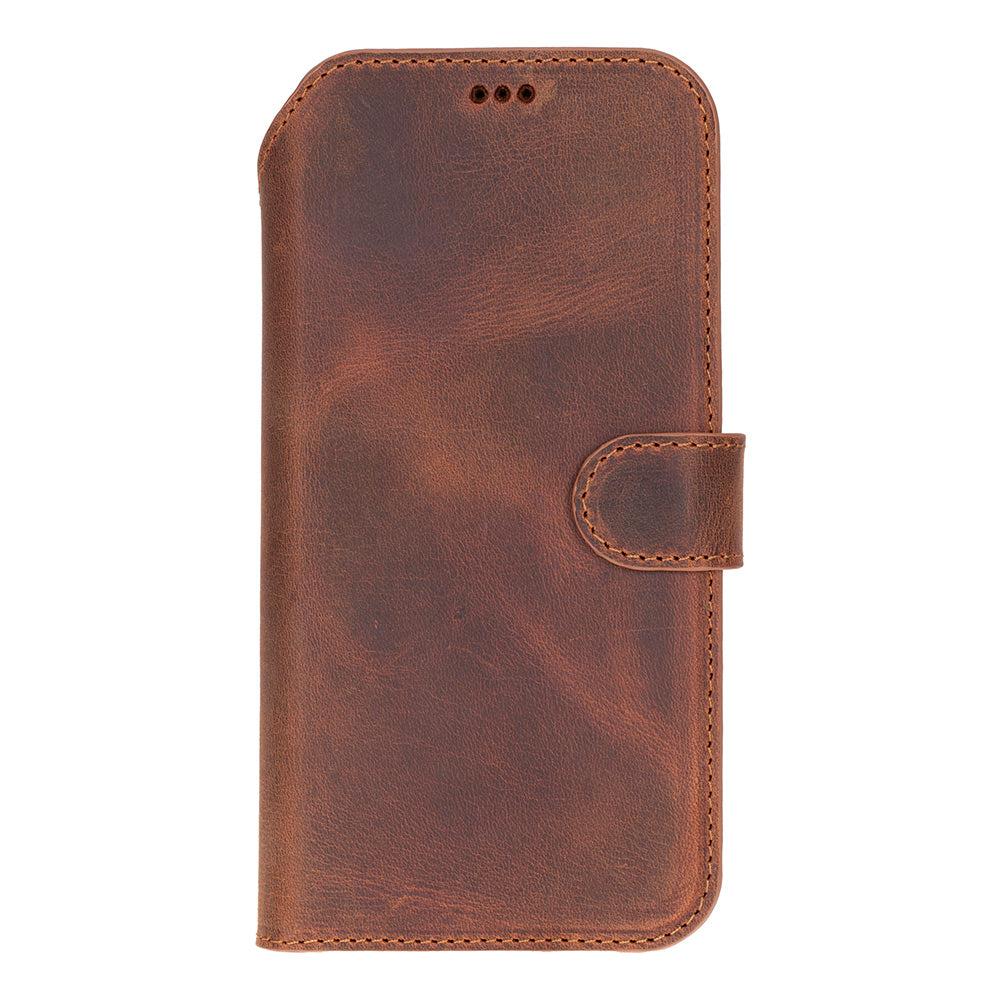 iPhone 17 Pro Max (6.9") Magic Wallet Echtleder Geldbörsenhülle