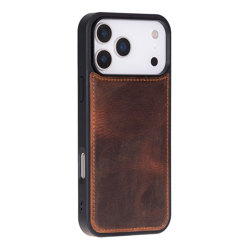 iPhone 17 Pro (6.3") Magic Wallet Echtleder Geldbörsenhülle