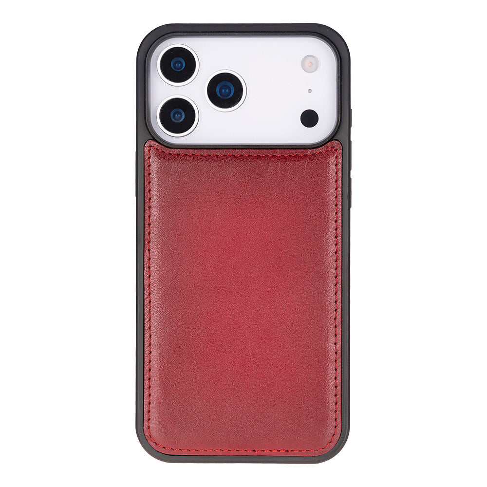 iPhone 17 Pro (6.3") Magic Wallet Echtleder Geldbörsenhülle