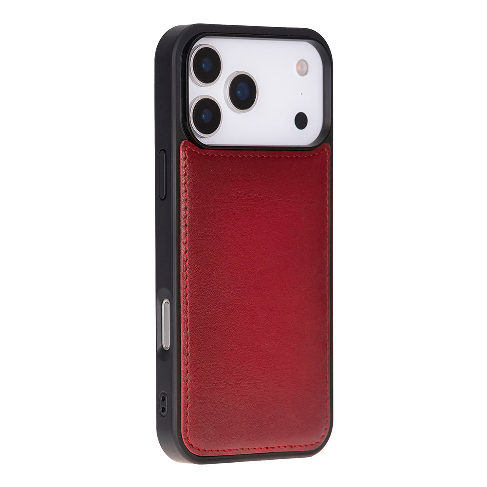 iPhone 17 Pro (6.3") Magic Wallet Echtleder Geldbörsenhülle