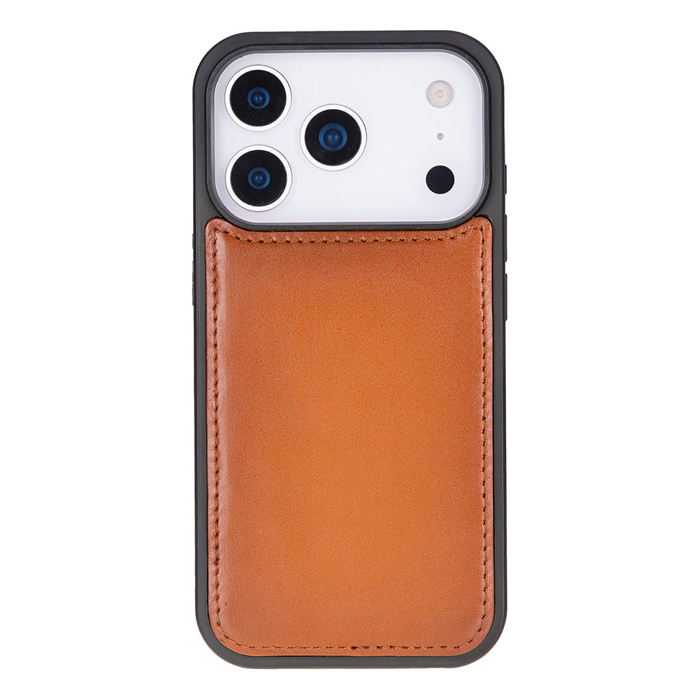 iPhone 17 Pro (6.3") Magic Wallet Echtleder Geldbörsenhülle