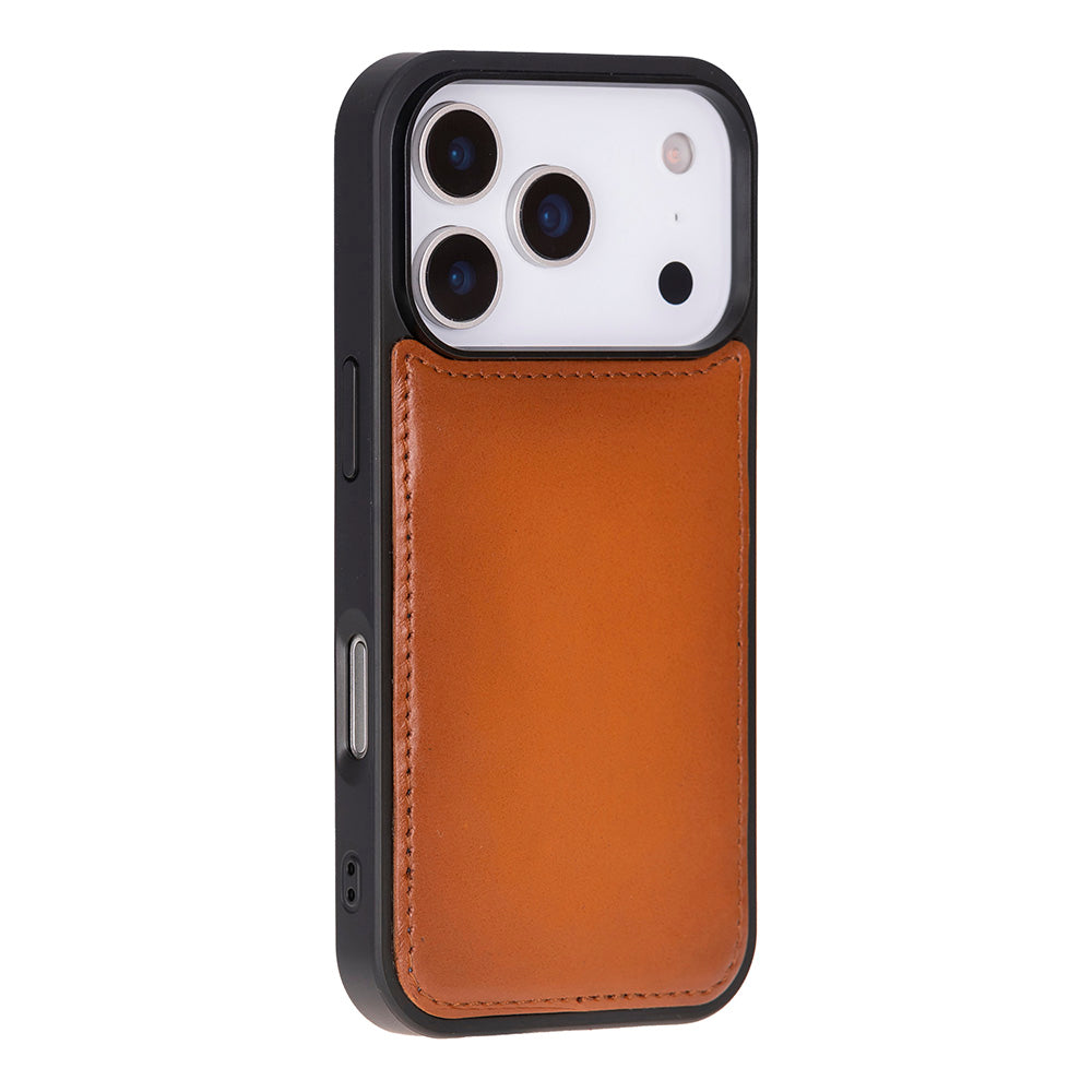 iPhone 17 Pro (6.3") Magic Wallet Echtleder Geldbörsenhülle