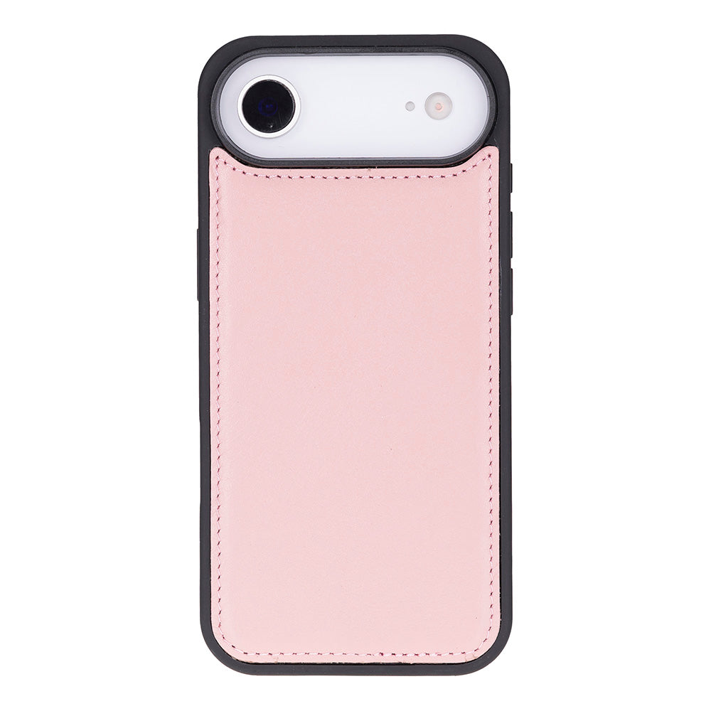 iPhone 17 Air Magic Wallet Echtleder Geldbörsenhülle (Rot, Schwarz, Tan, Rosa, Grau, Blau, Braun,)