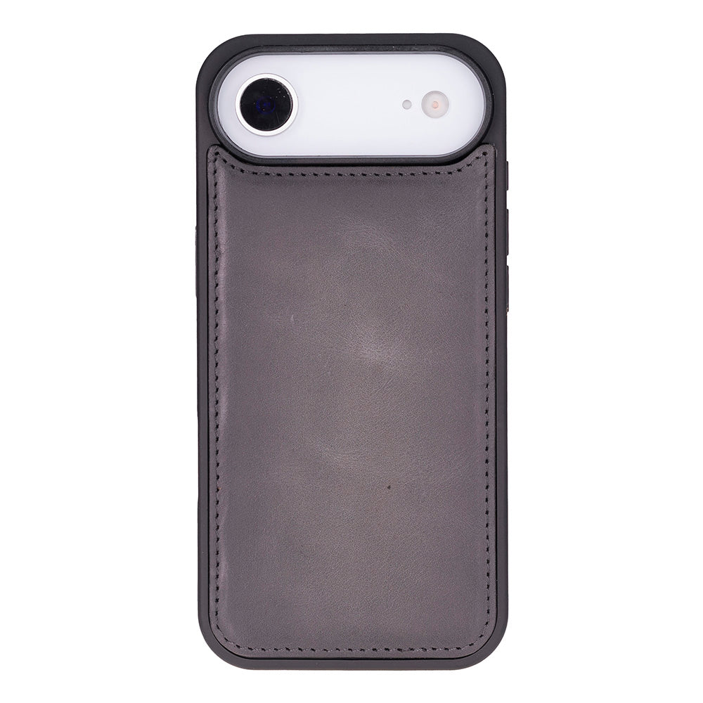 iPhone 17 Air Magic Wallet Echtleder Geldbörsenhülle (Rot, Schwarz, Tan, Rosa, Grau, Blau, Braun,)