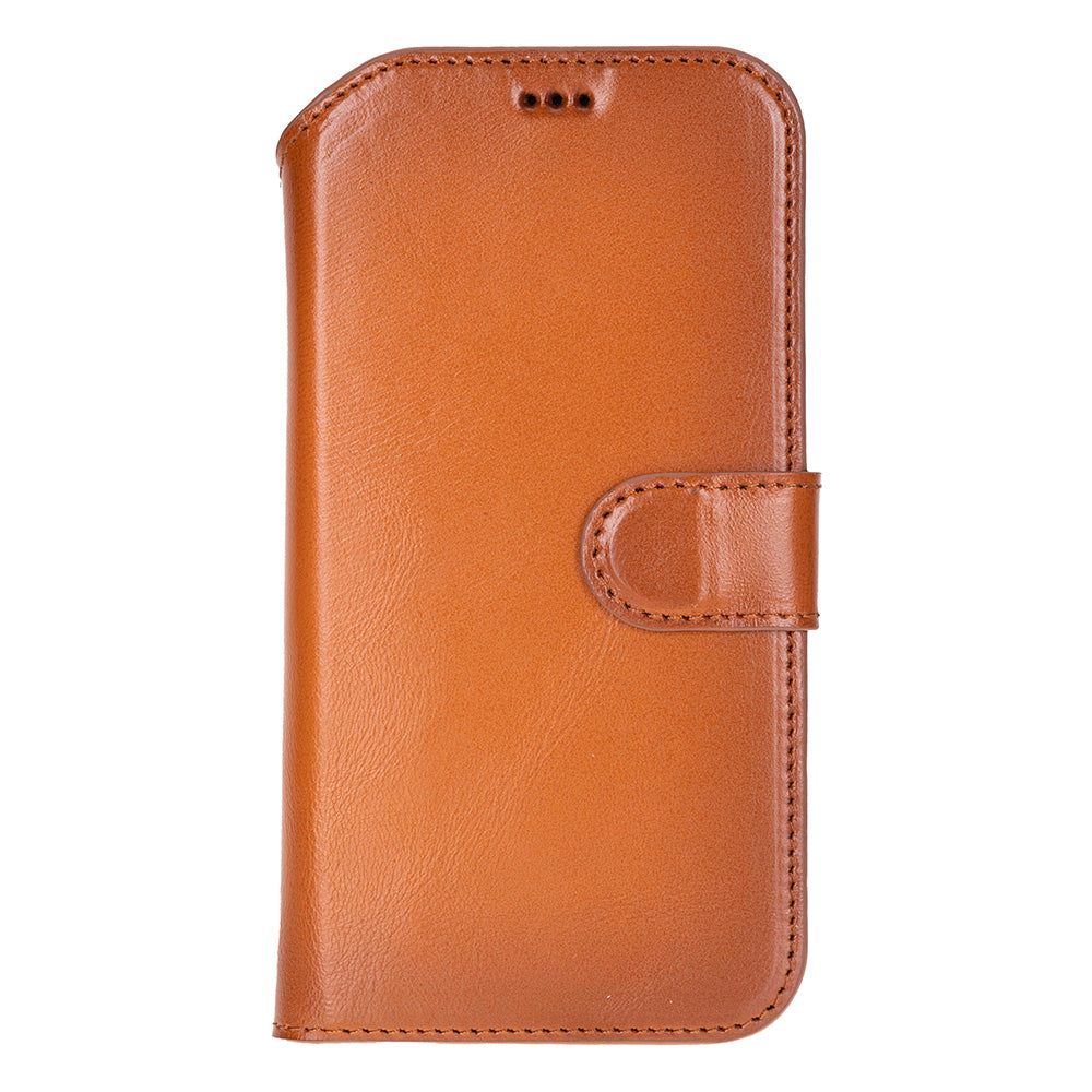 iPhone 17 Air Magic Wallet Echtleder Geldbörsenhülle (Rot, Schwarz, Tan, Rosa, Grau, Blau, Braun,)