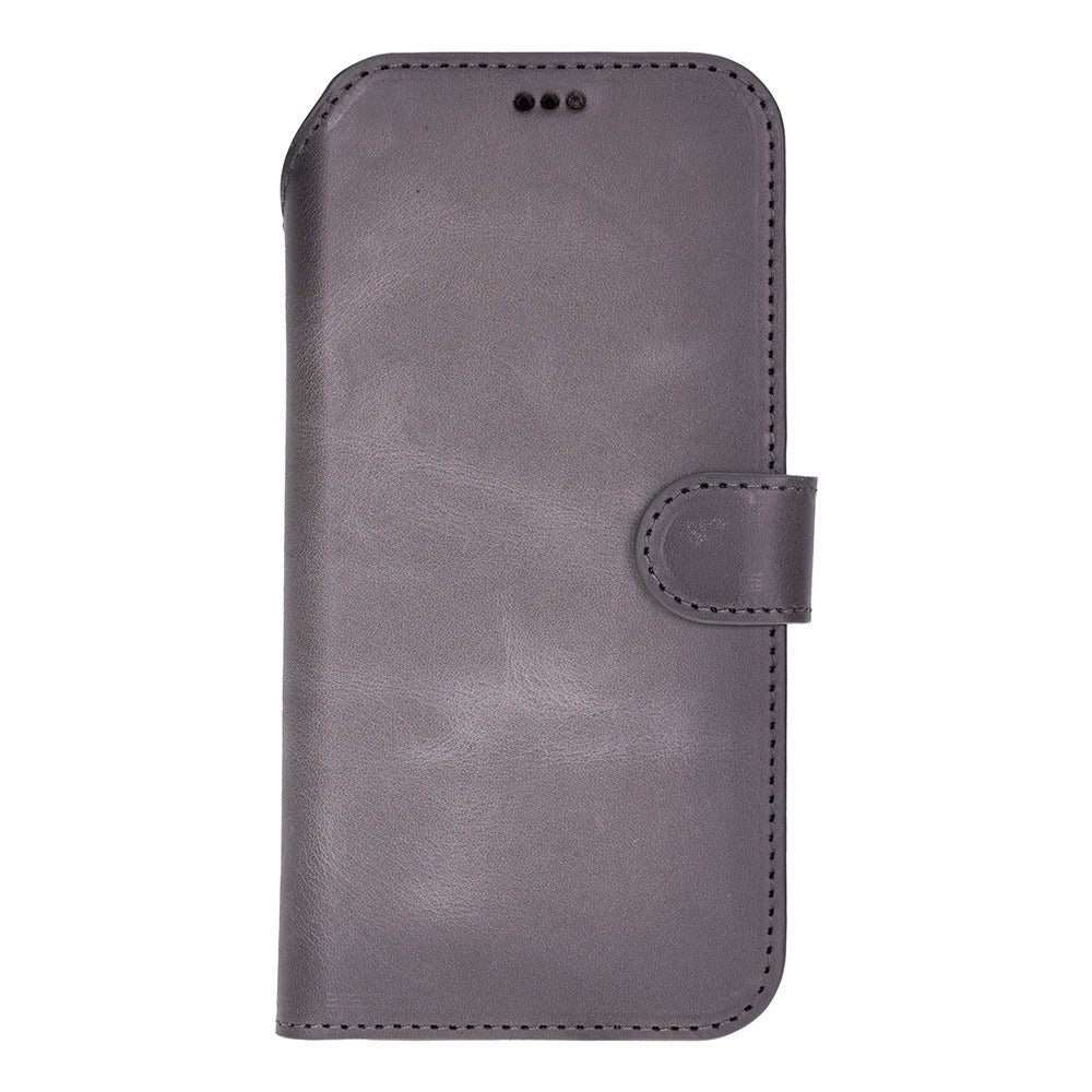 iPhone 17 Pro (6.3") Magic Wallet Echtleder Geldbörsenhülle