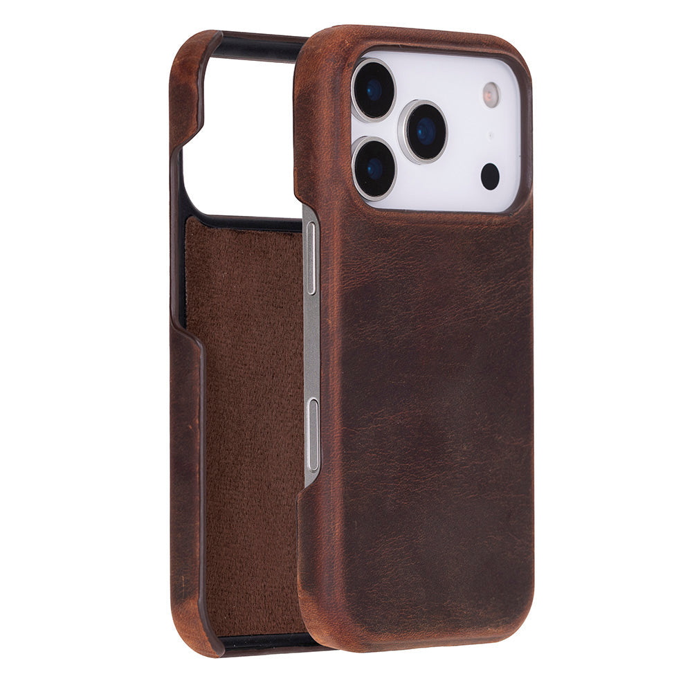 iPhone 17 Pro (6.3") Ultimate Jacket Echtleder Dünne Hülle