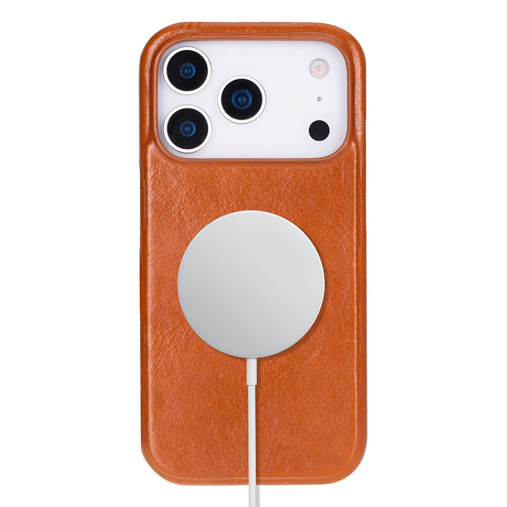 iPhone 17 Pro (6.3") Ultimate Jacket Echtleder Dünne Hülle