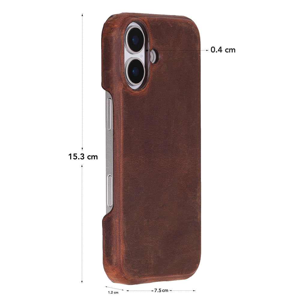 iPhone 17 (6.3") Ultimate Jacket Echtleder Dünne Hülle