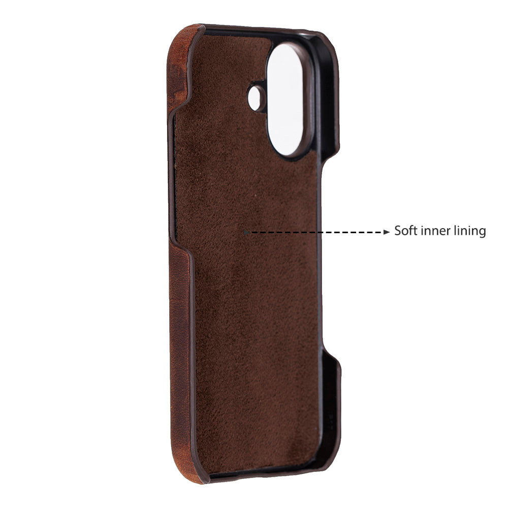 iPhone 17 (6.3") Ultimate Jacket Echtleder Dünne Hülle