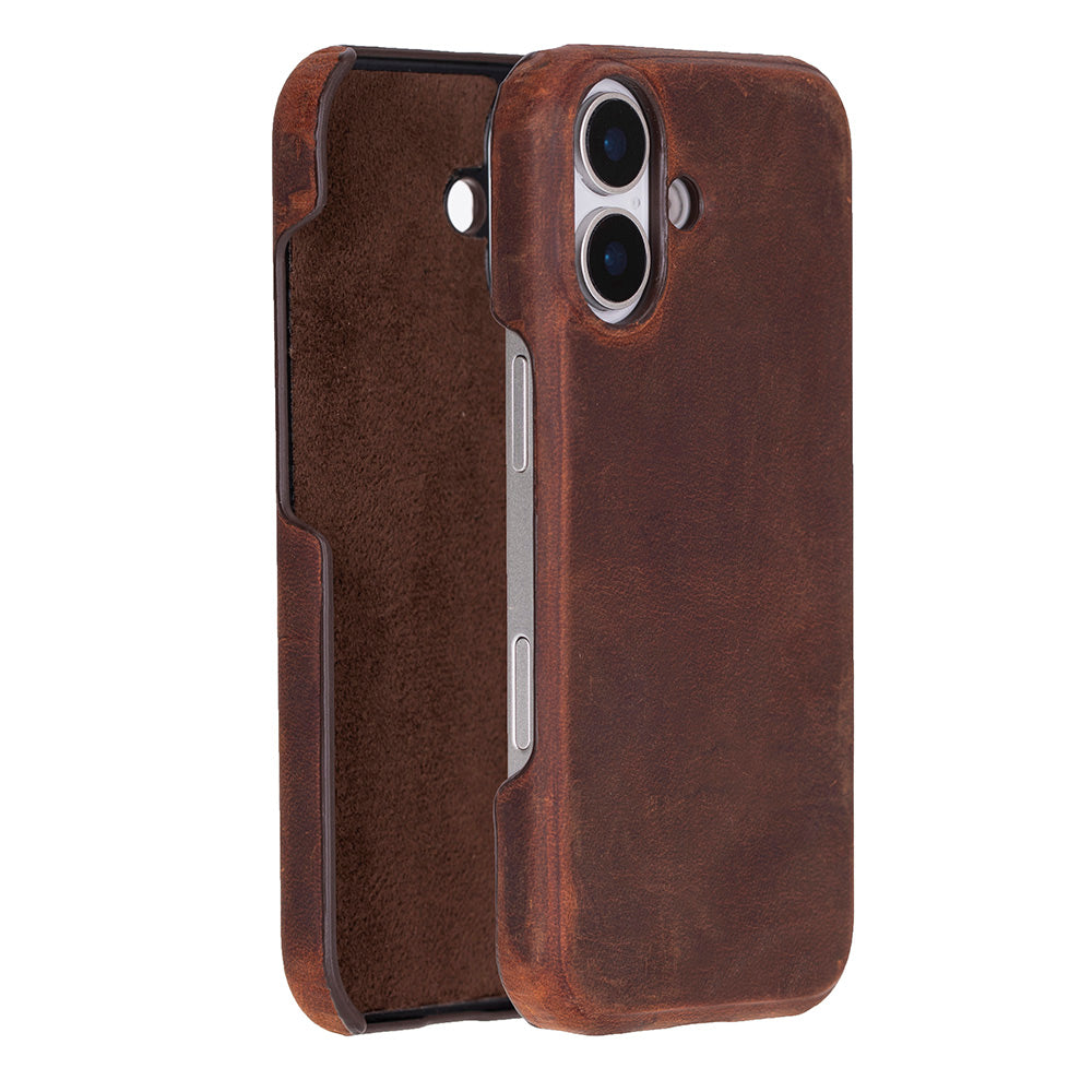 iPhone 17 (6.3") Ultimate Jacket Echtleder Dünne Hülle
