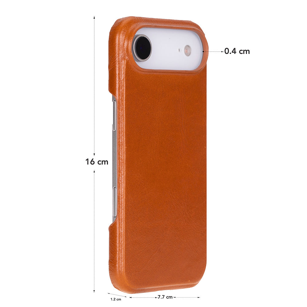 iPhone 17 Air (6.9") Ultimate Jacket Echtleder Dünne Hülle
