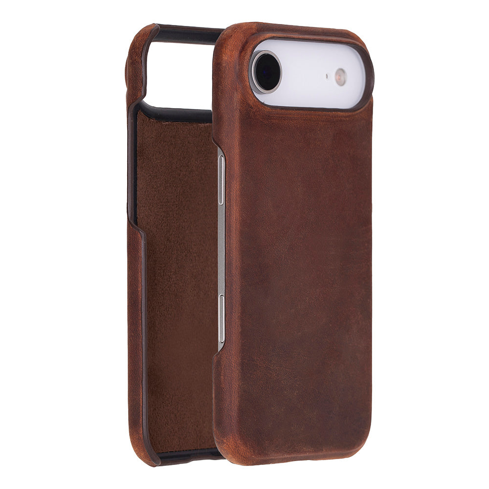iPhone 17 Air (6.9") Ultimate Jacket Echtleder Dünne Hülle
