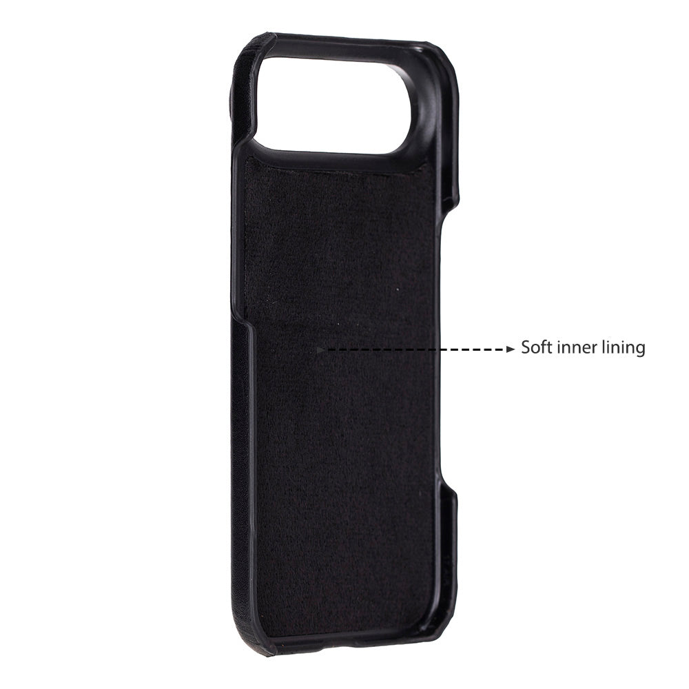 iPhone 17 Air (6.9") Ultimate Jacket Echtleder Dünne Hülle