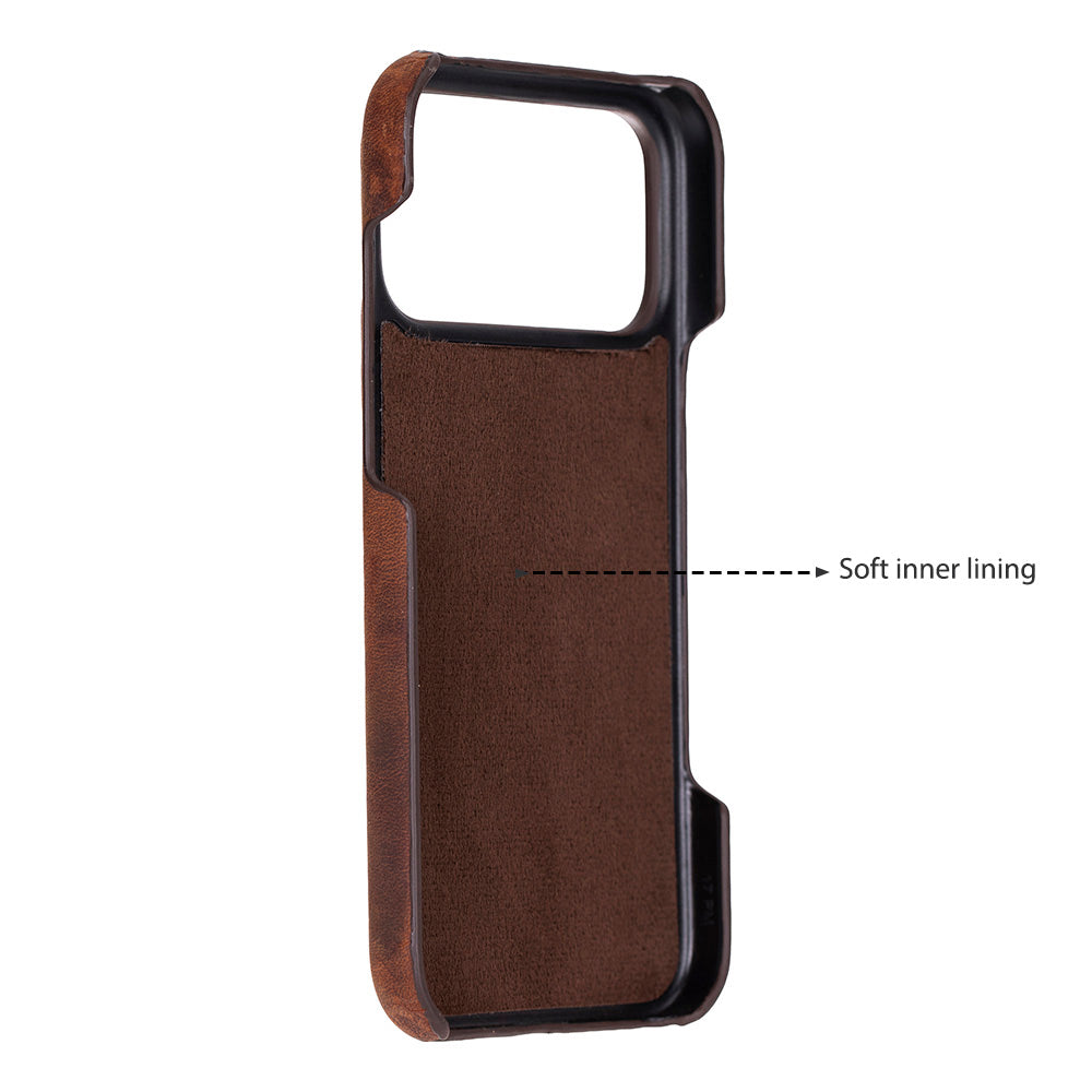 iPhone 17 Pro Max (6.9") Ultimate Jacket Echtleder Dünne Hülle