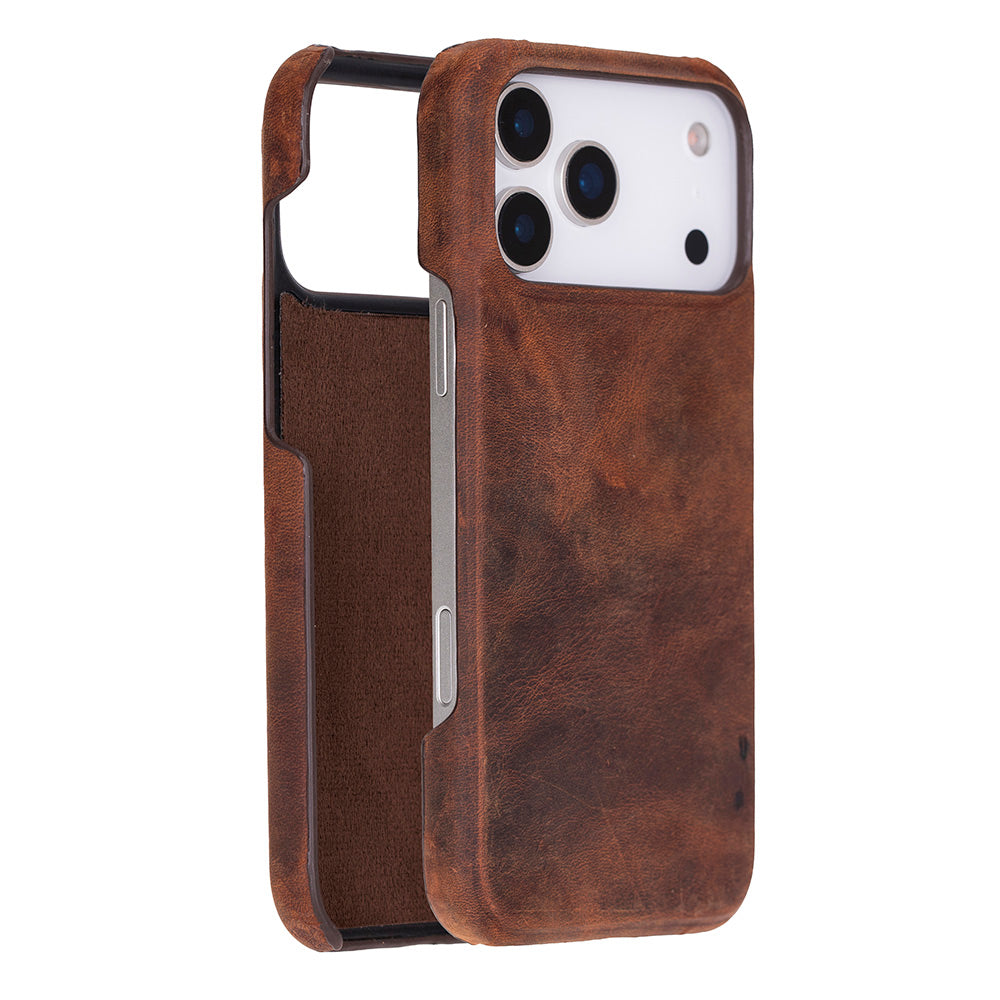 iPhone 17 Pro Max (6.9") Ultimate Jacket Echtleder Dünne Hülle