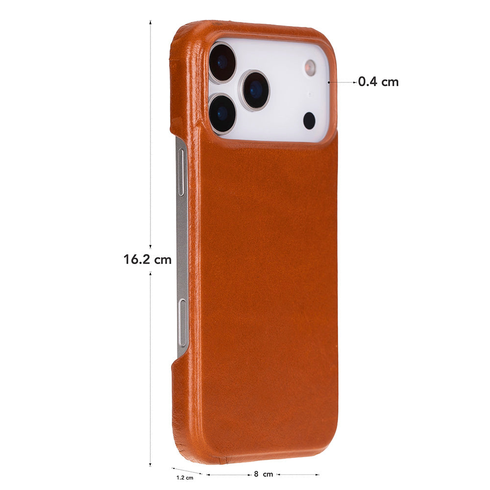 iPhone 17 Pro Max (6.9") Ultimate Jacket Echtleder Dünne Hülle