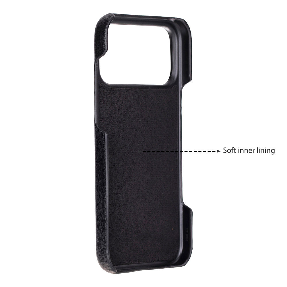 iPhone 17 Pro Max (6.9") Ultimate Jacket Echtleder Dünne Hülle