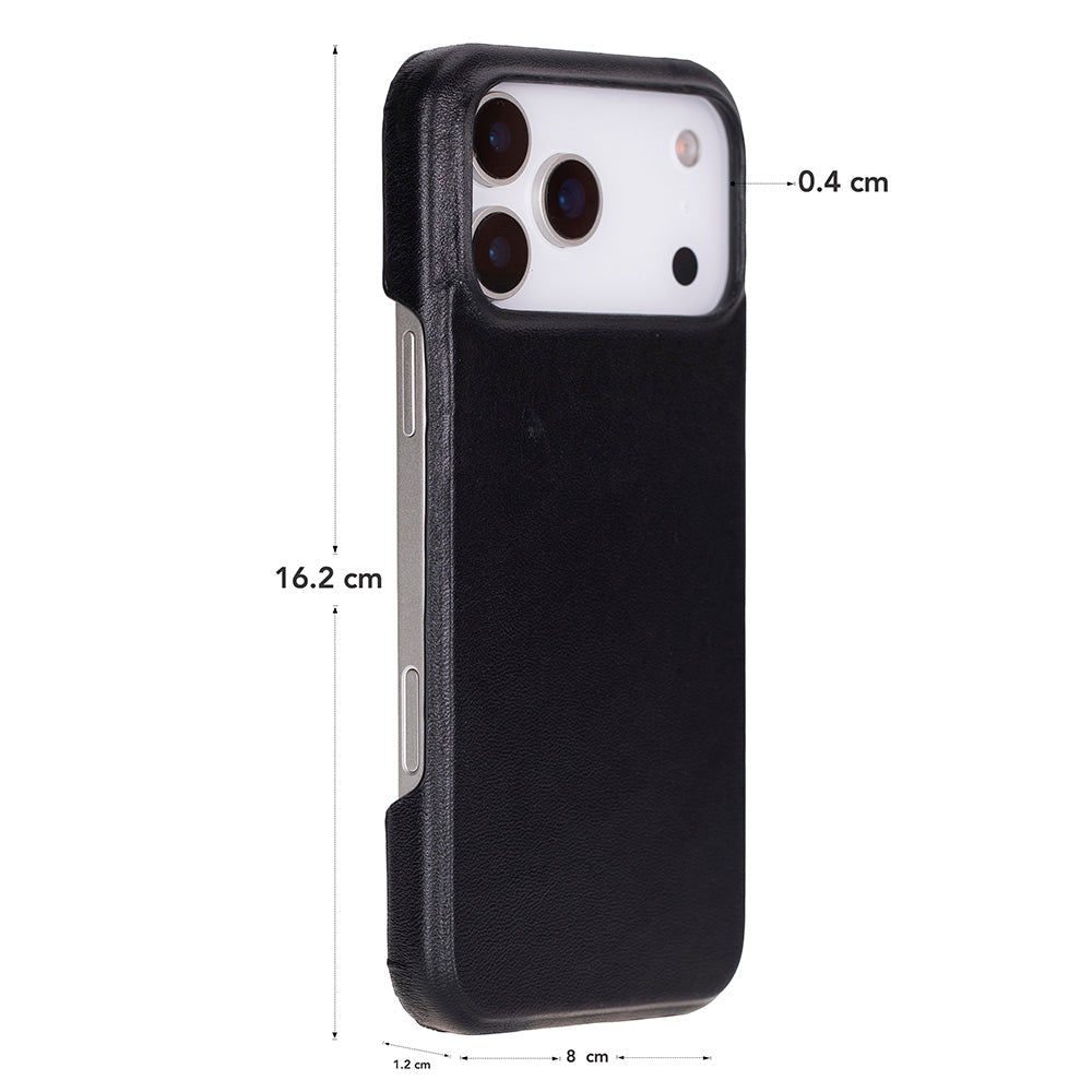 iPhone 17 Pro Max (6.9") Ultimate Jacket Echtleder Dünne Hülle