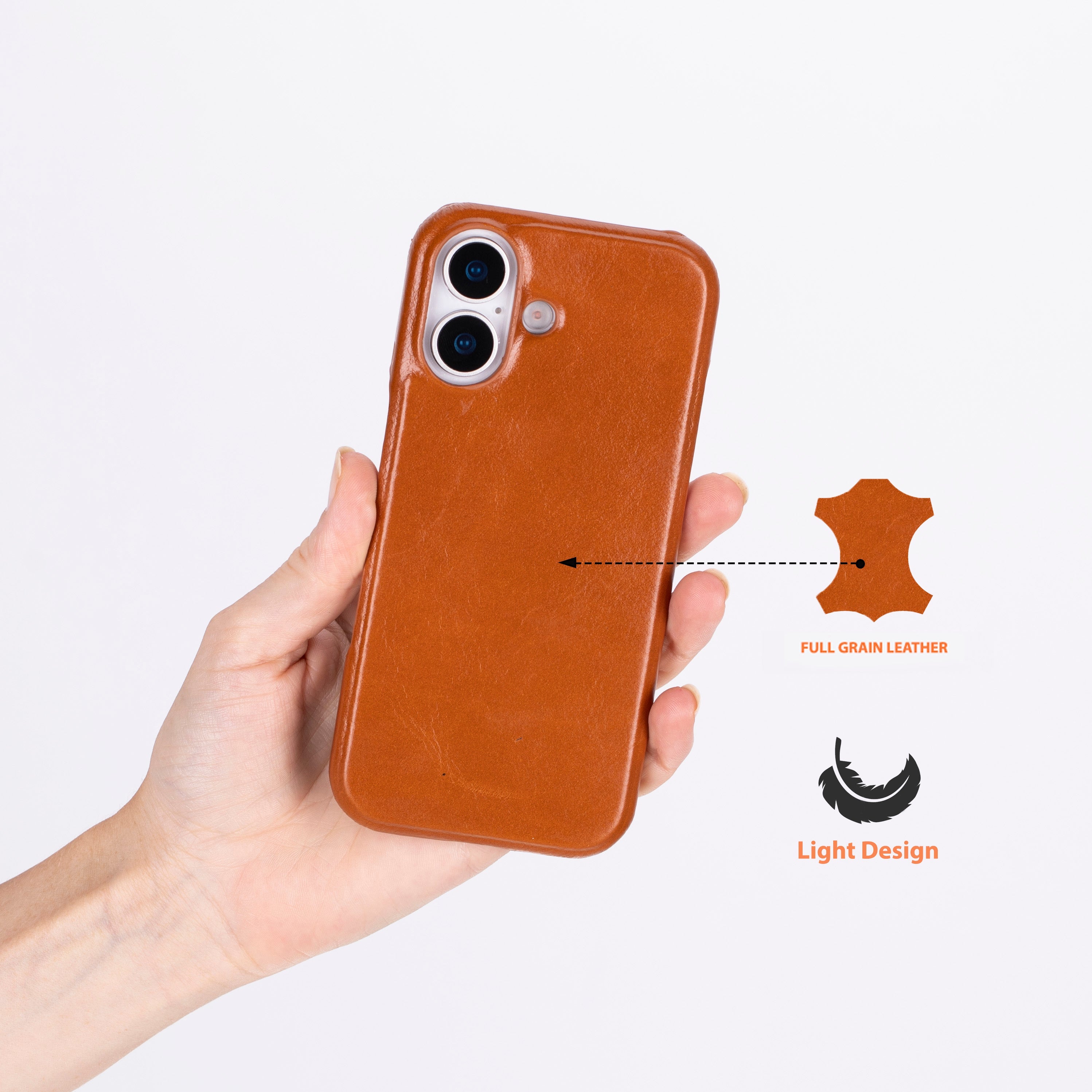 iPhone 17 (6.3") Ultimate Jacket Echtleder Dünne Hülle