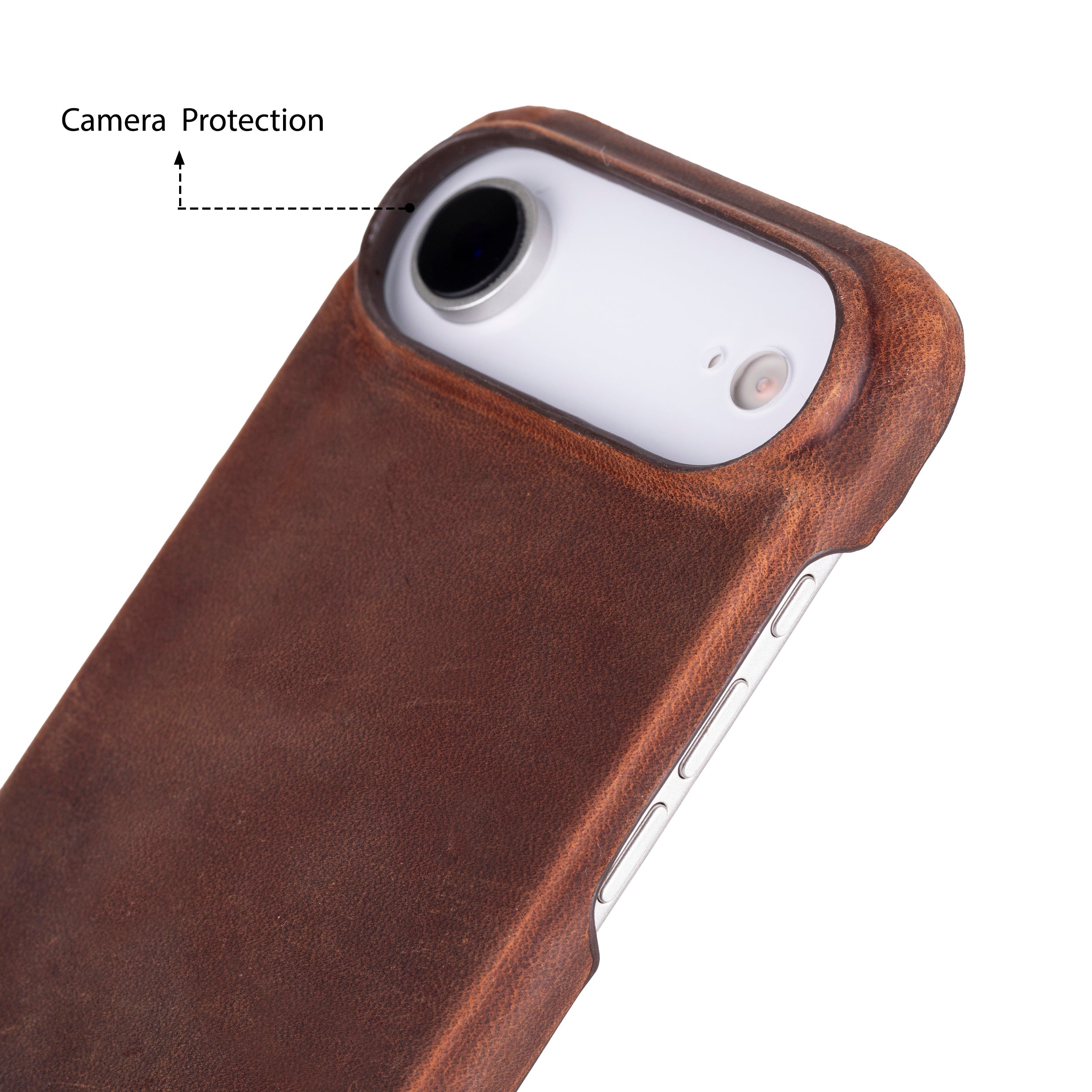 iPhone 17 Air (6.9") Ultimate Jacket Echtleder Dünne Hülle
