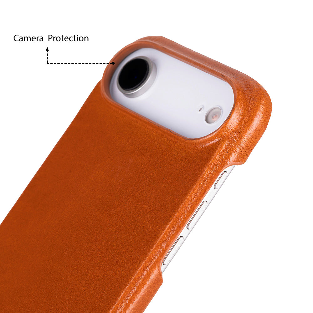 iPhone 17 Air (6.9") Ultimate Jacket Echtleder Dünne Hülle