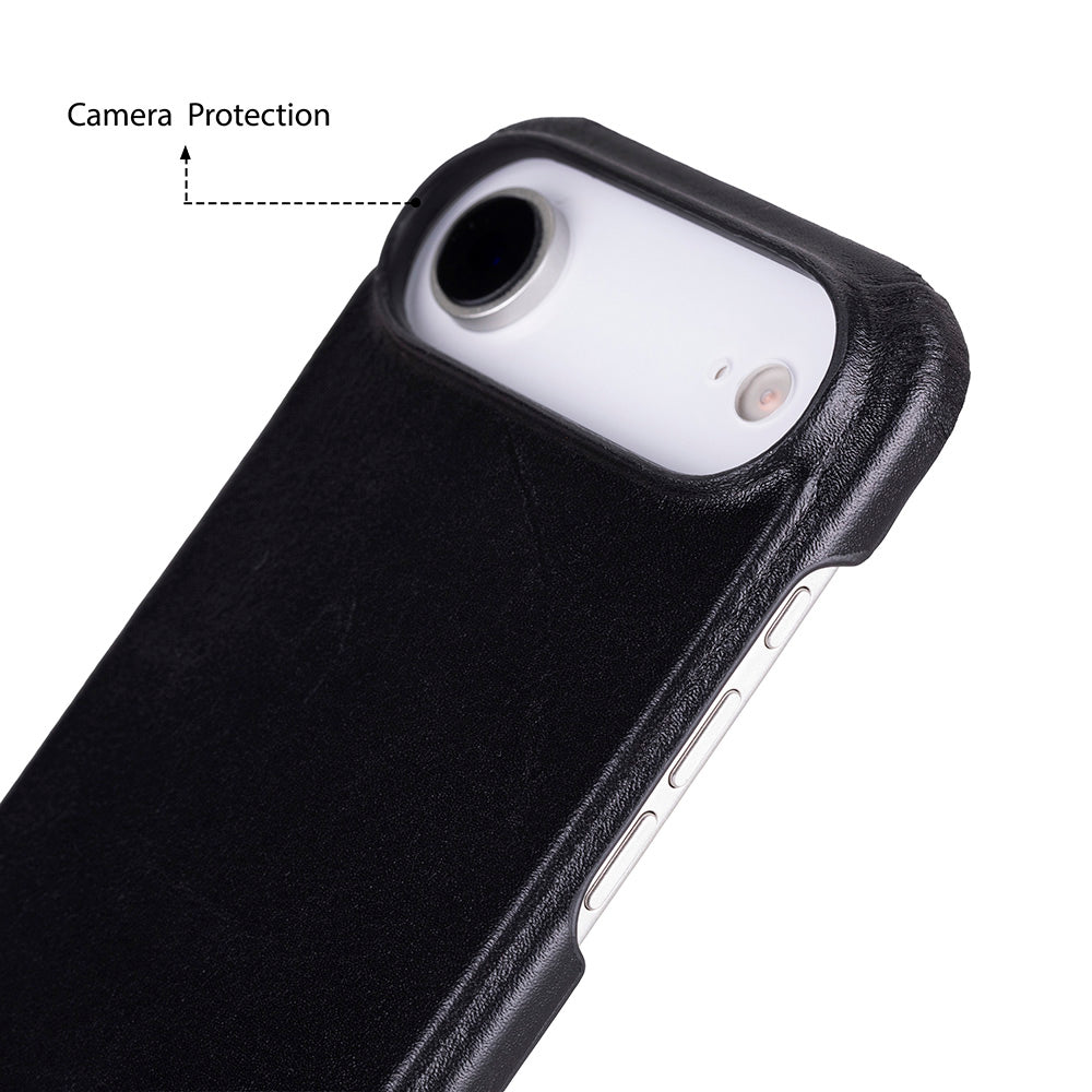 iPhone 17 Air (6.9") Ultimate Jacket Echtleder Dünne Hülle