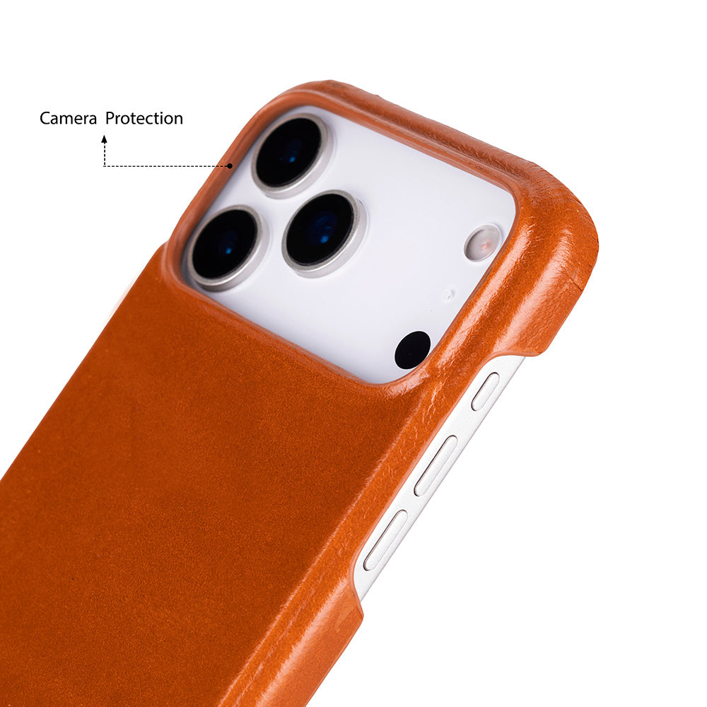 iPhone 17 Pro Max (6.9") Ultimate Jacket Echtleder Dünne Hülle