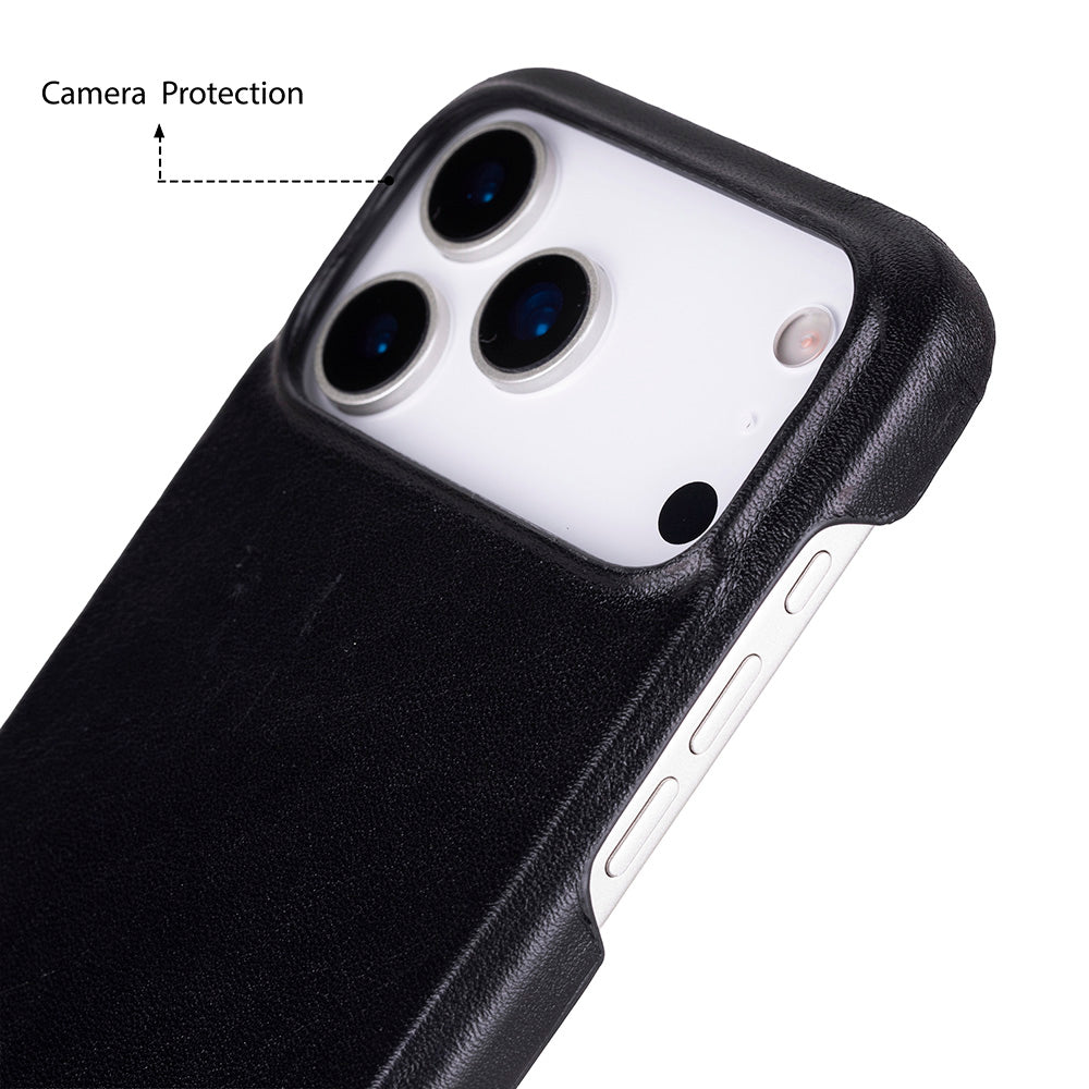 iPhone 17 Pro Max (6.9") Ultimate Jacket Echtleder Dünne Hülle