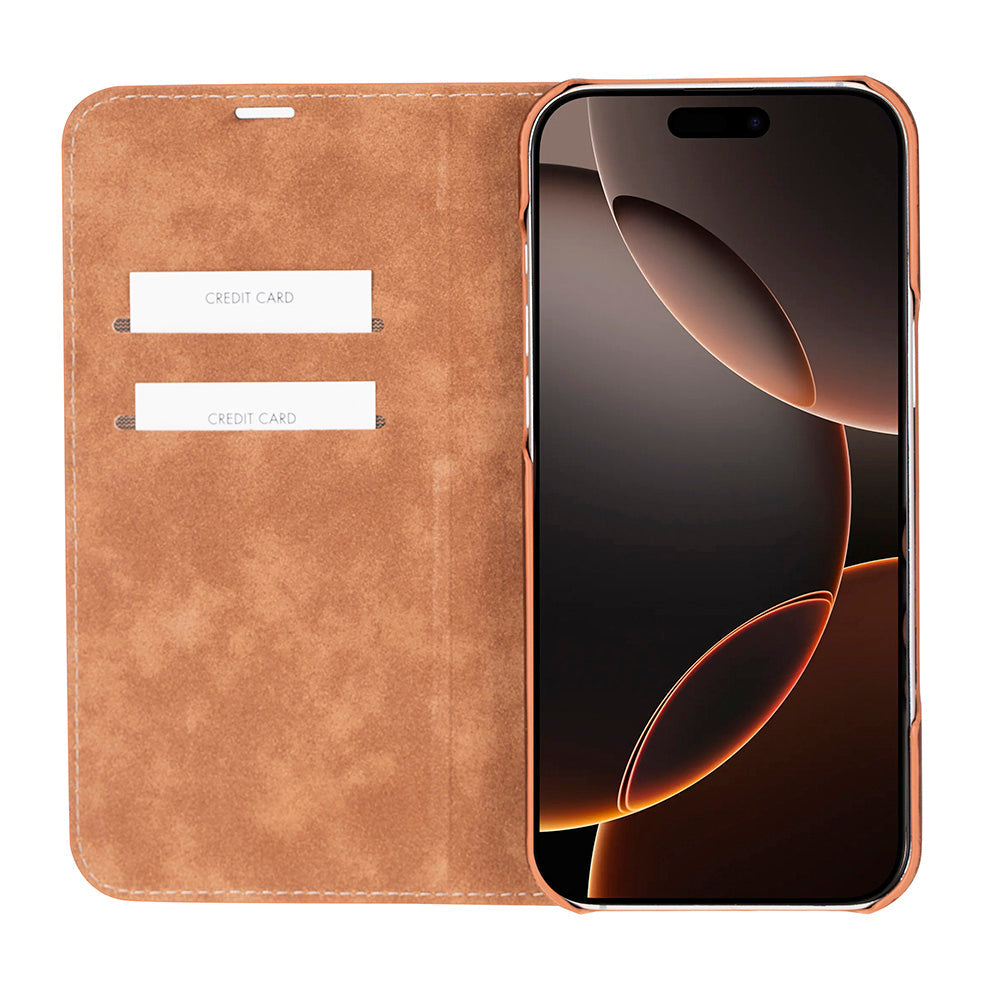 Sonat iPhone 16 Pro / 16 Pro Max Lederhülle - Stil & Funktion Perfekt Kombiniert