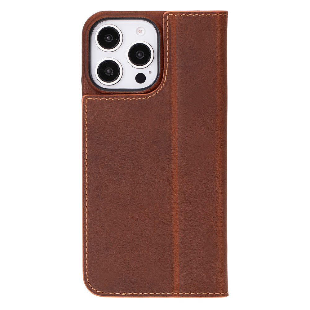 Sonat iPhone 16 Pro / 16 Pro Max Lederhülle - Stil & Funktion Perfekt Kombiniert