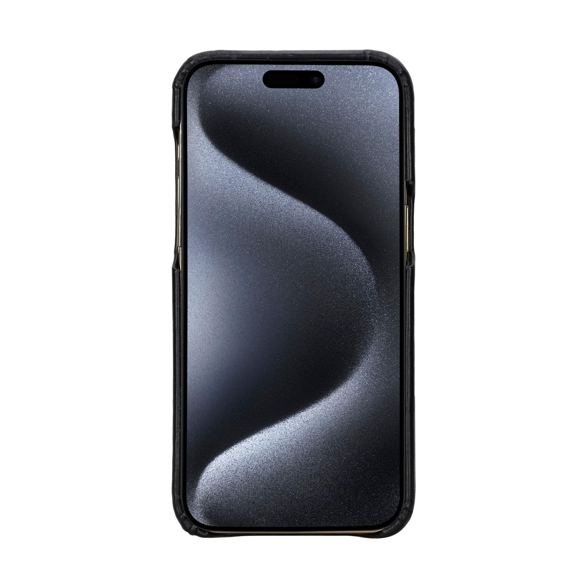 Apple iPhone 15 Series Full Leather Coating Back Cover Bouletta LTD