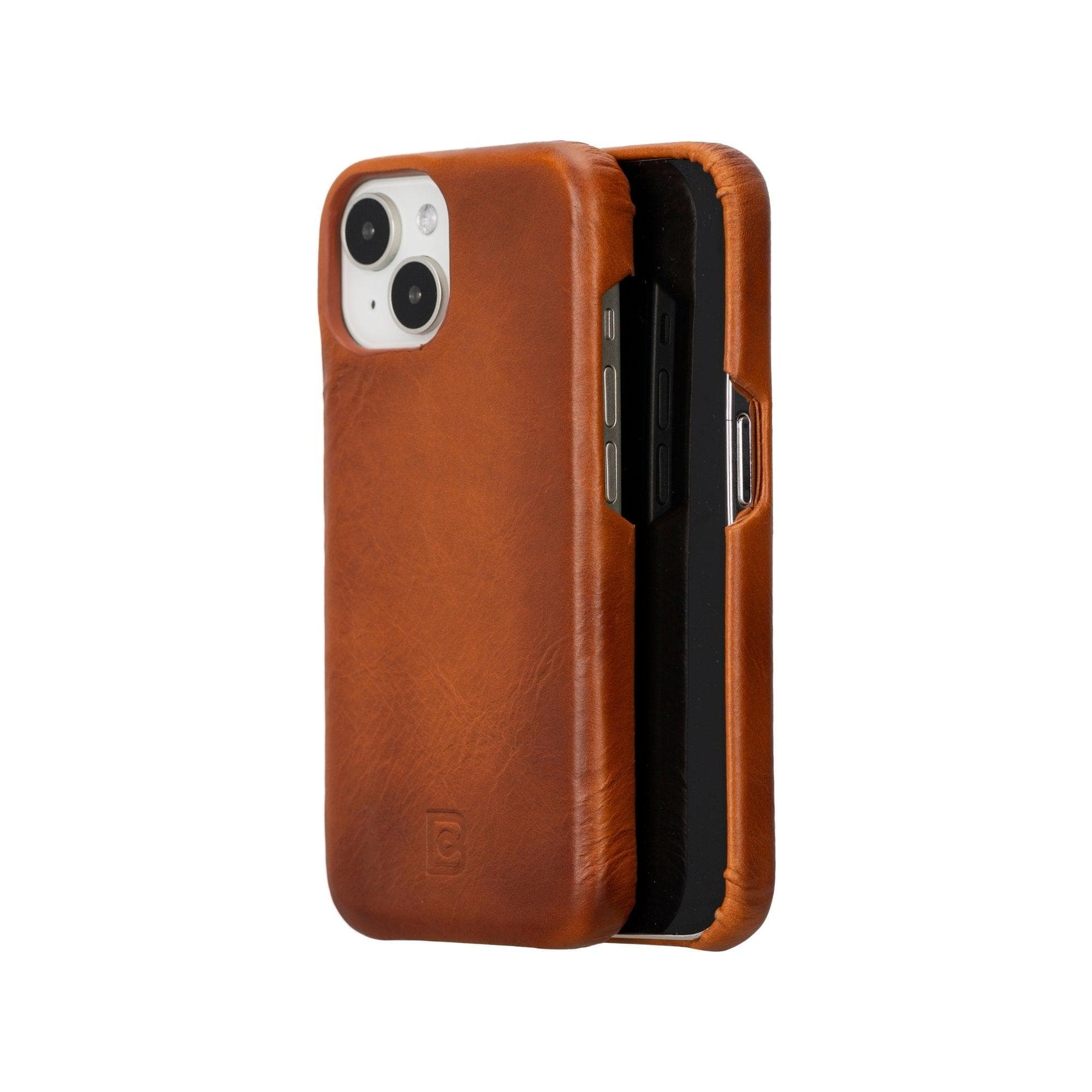 Apple iPhone 15 Series Full Leather Coating Back Cover Bouletta LTD