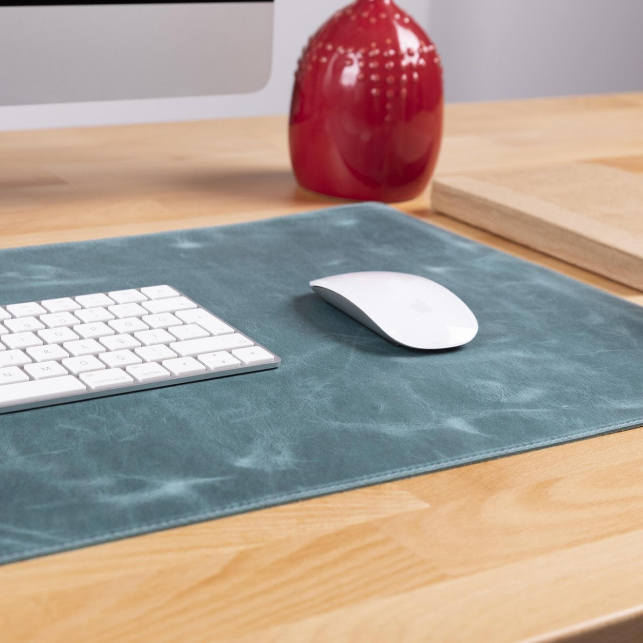 Customizable Full Grain Leather Desk Mat Bouletta LTD