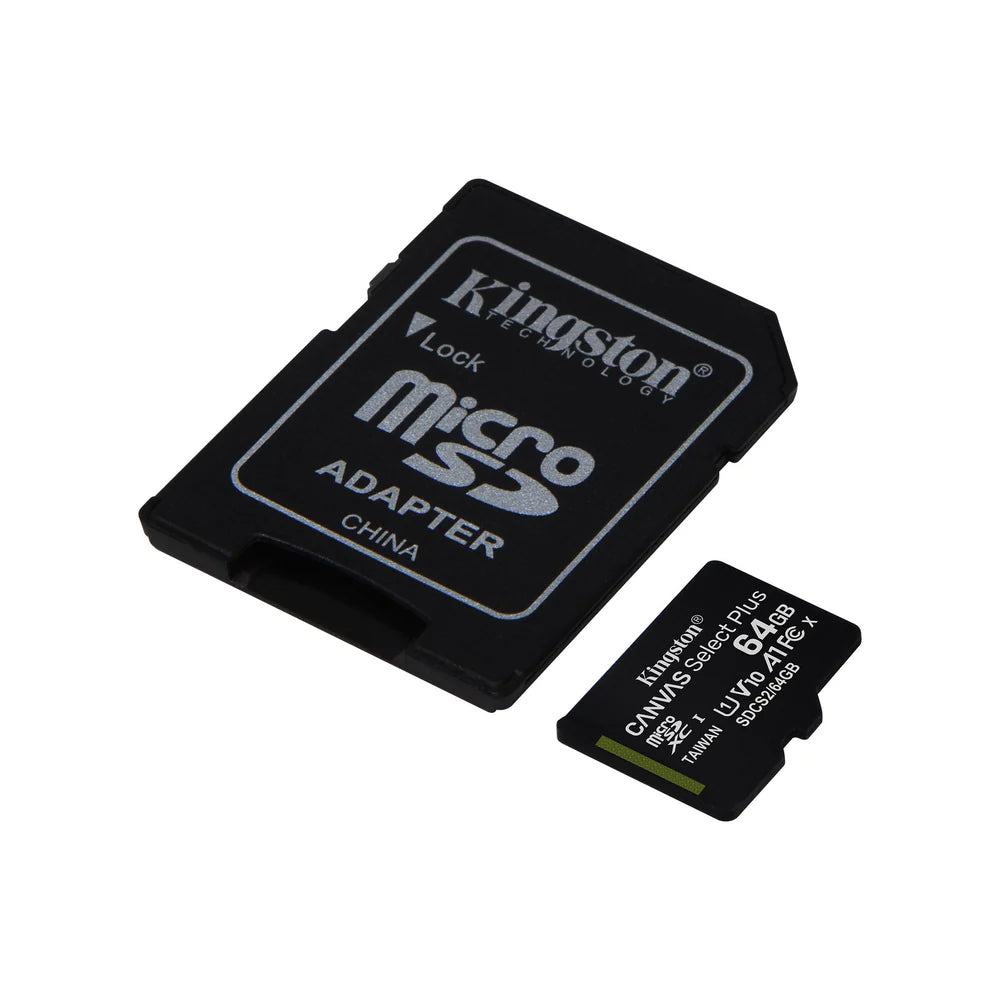 Kingston 64GB Canvas Select Plus microSD Karte + Adapter