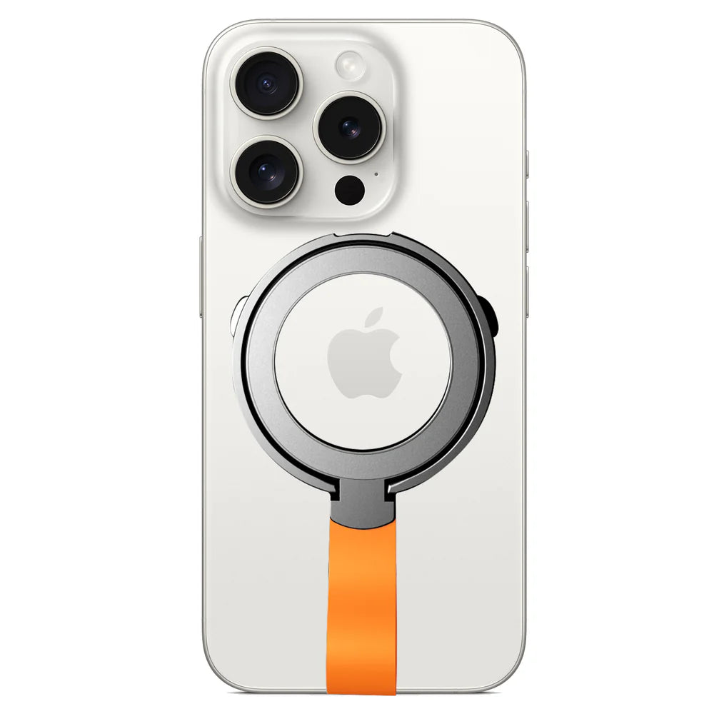 Magnetische Smartphone-Halterung (Schwarz + Orange)