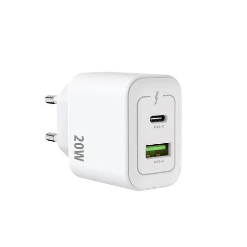 Universal 20W USB-C & USB-A Schnellladegerät Adapter