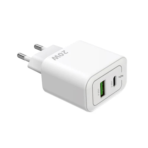 Universal 20W USB-C & USB-A Schnellladegerät Adapter