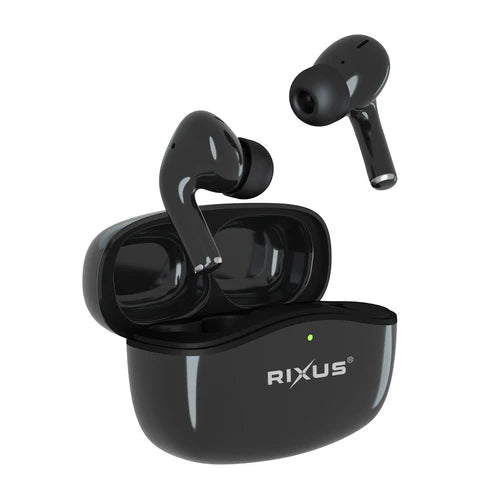 Rixus RXBT809B Kabelloses Headset mit Kristallklarer Geräuschunterdrückung – Schwarz