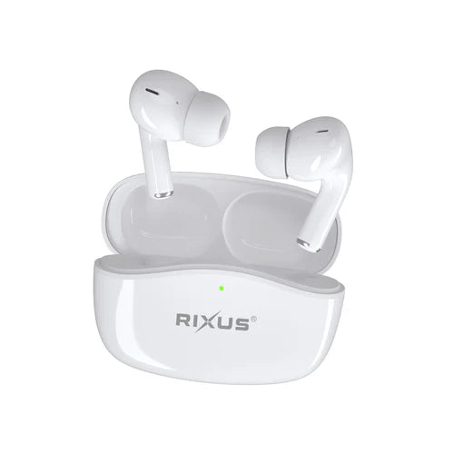 Rixus RXBT809A Kabelloses Headset mit Kristallklarer Geräuschunterdrückung – Weiss