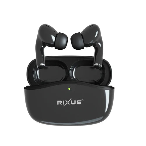 Rixus RXBT809B Kabelloses Headset mit Kristallklarer Geräuschunterdrückung – Schwarz