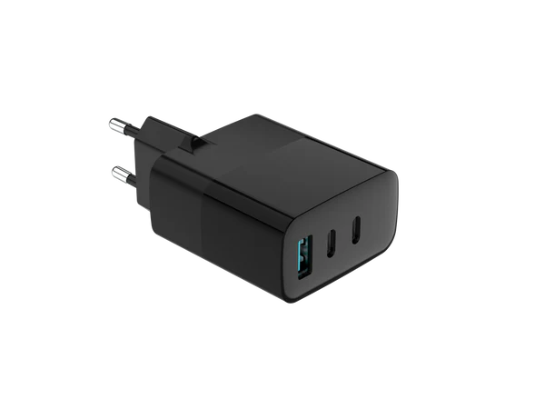 Rixus RX105 PD 65W Schnellladegerät 2x USB-C & 1x USB-A