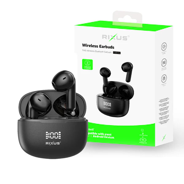 Rixus RXBH42 HIFI Sound Kabellose Earbuds – Schwarz