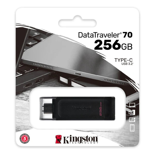 Kingston 256GB DataTraveler 70 USB-C Flash Drive