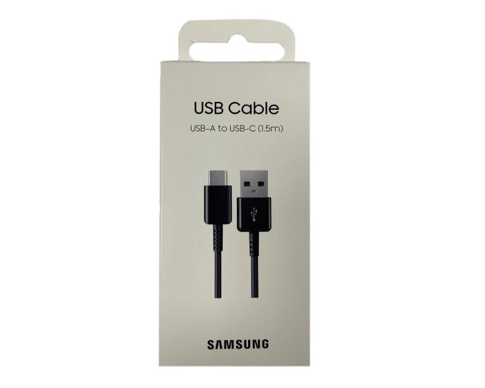 Samsung USB-A zu USB-C Kabel 1,5m Schwarz – Originalverpackung