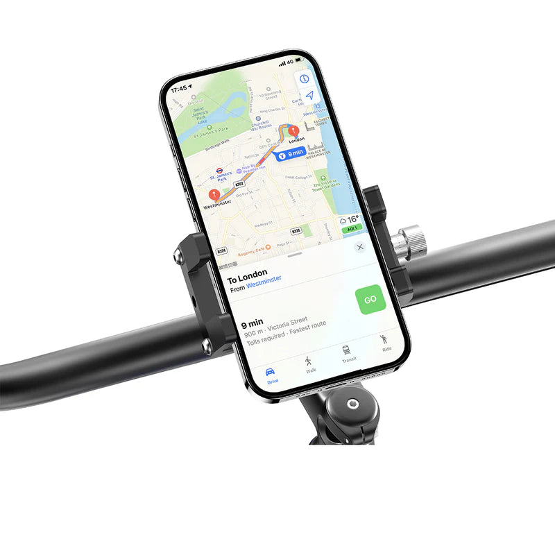 Rixus Metall Handyhalterung | Sicherer Halt für Fahrrad & E-Scooter