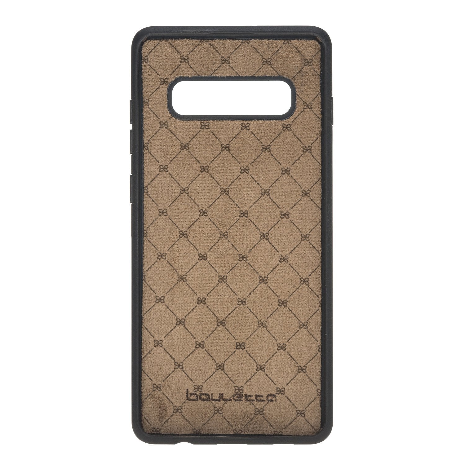 Magnetische abnehmbare Leder Geldbörse für Samsung Galaxy S10 Plus - Rustikal Schwarz