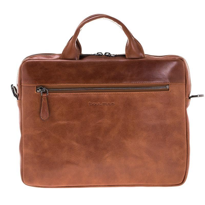 Aegean Echt Leder Laptop Tasche Rustikal Bräunen